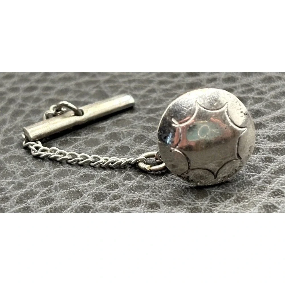 Vintage Southwestern Sterling Silver 925 Tie Tack Lapel Pin